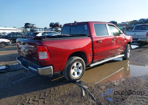 2020 Ram 1500 Big Horn 4X4 5'7 Box из США, поврежденный, VIN 1C6RRFFG9LN231255